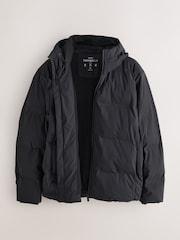 Black Regular Length ThermoGen Shower Resistant Puffer Jacket - Image 10 of 13