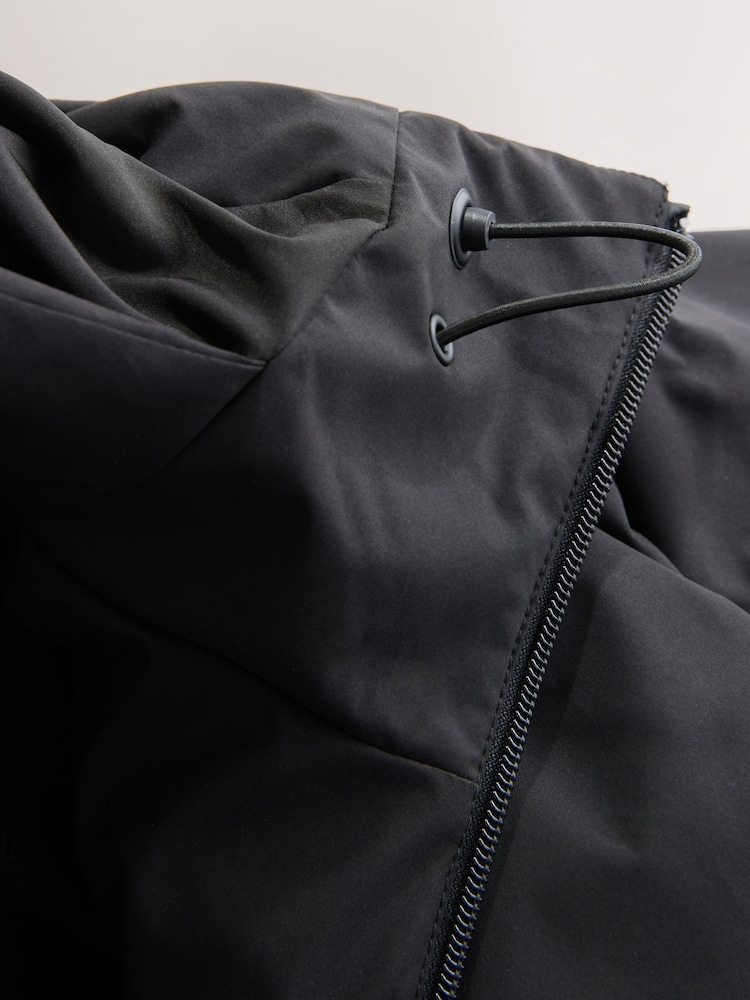 Black Regular Length ThermoGen Shower Resistant Puffer Jacket - Image 13 of 13