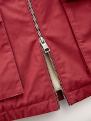 Red Borg Lined Shower Resistant Harrington Jacket - Image 12 of 14