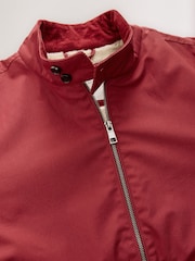 Red Borg Lined Shower Resistant Harrington Jacket - Image 14 of 14