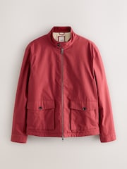 Red Borg Lined Shower Resistant Harrington Jacket - Image 9 of 14