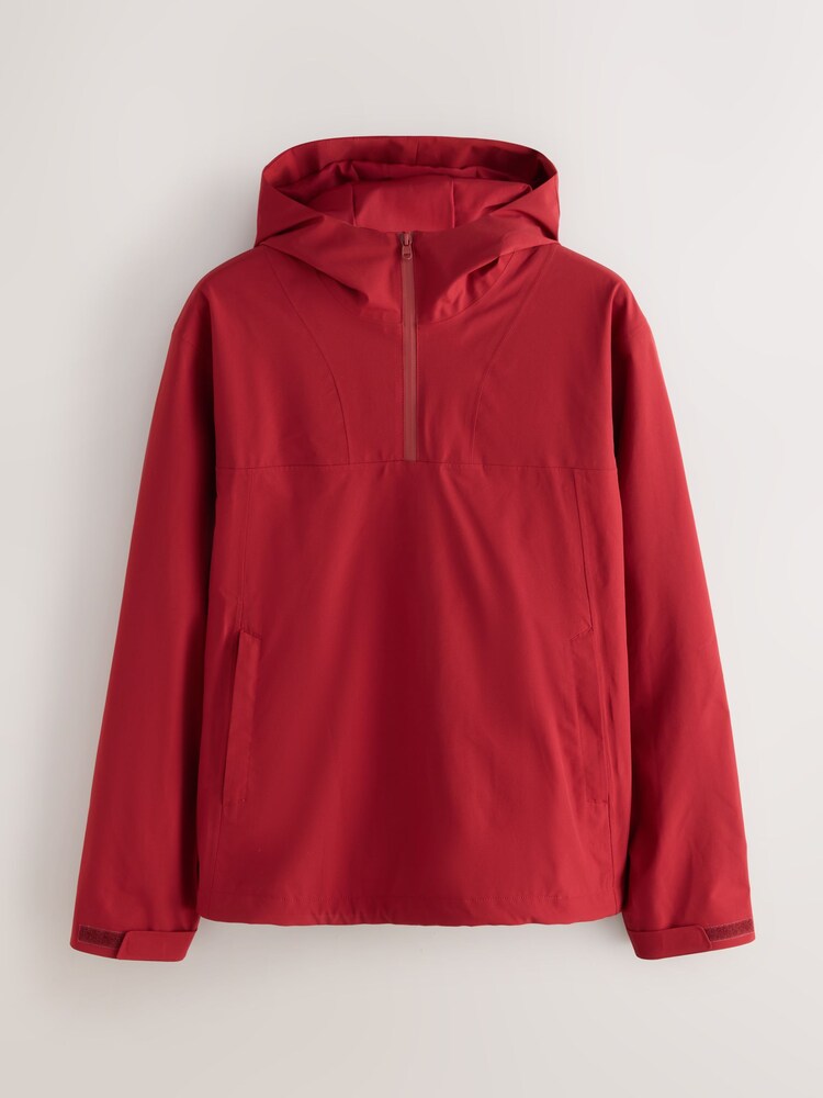 Red Dry-Tech Waterproof Hooded Anorak Jacket - Image 1 of 5