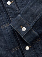 Temno modra - Denim Trucker Type 2 Jacket - Slika 11 iz 12
