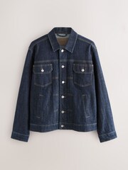 Temno modra - Denim Trucker Type 2 Jacket - Slika 7 iz 12