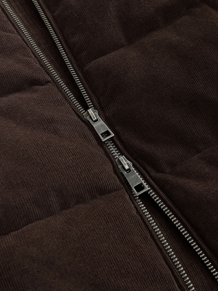 Brown Corduroy Puffer Jacket - Image 13 of 13