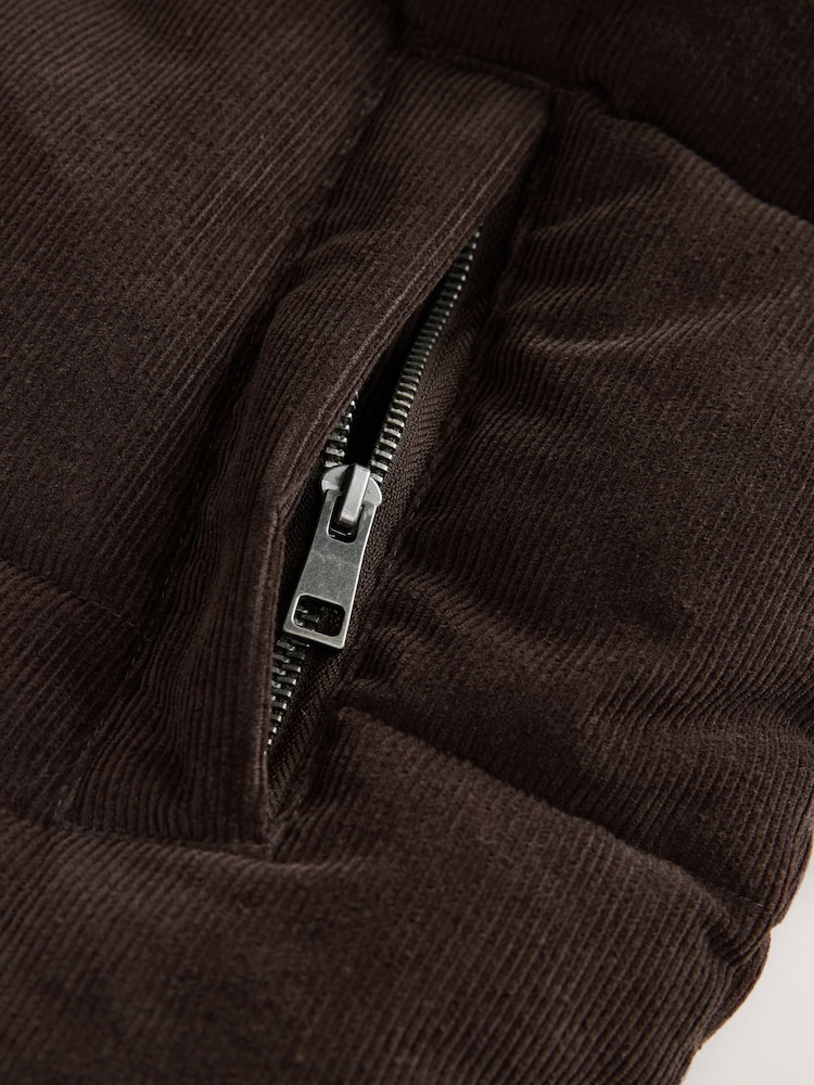 Castanho - Corduroy Puffer Jacket - Imagem 15 de 15