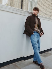 Castanho - Corduroy Puffer Jacket - Imagem 4 de 15