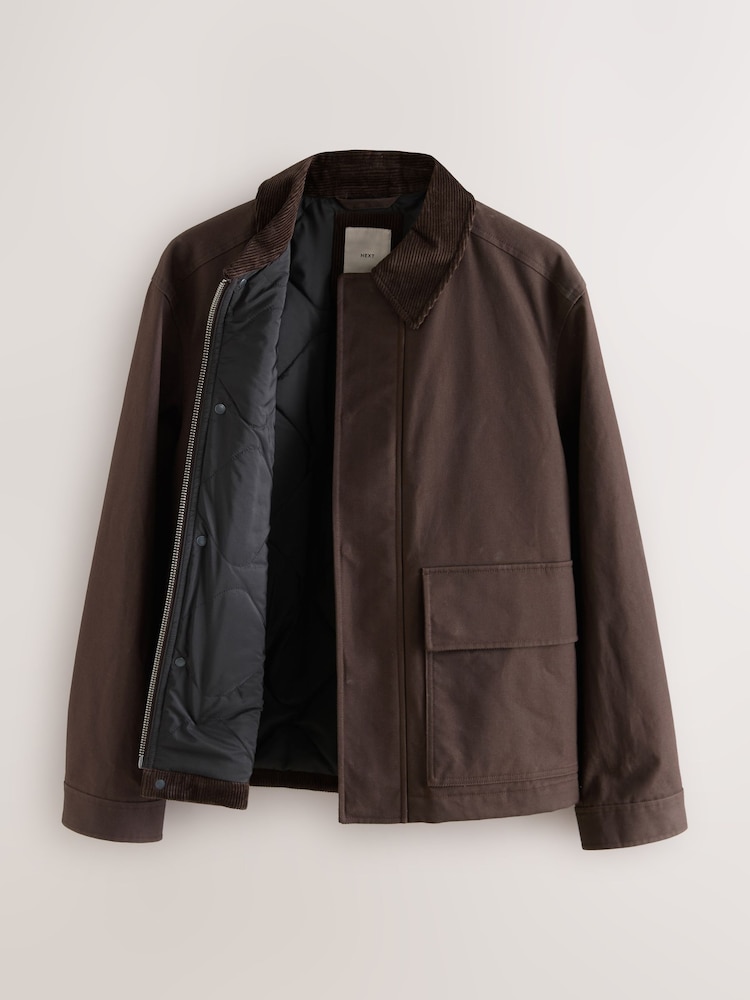 Maro - Waxed Corduroy Collar Jacket - Image 11 of 16