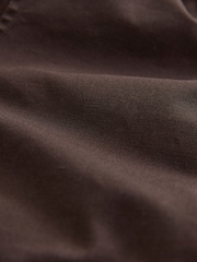 Brown Waxed Corduroy Collar Jacket - Image 12 of 16