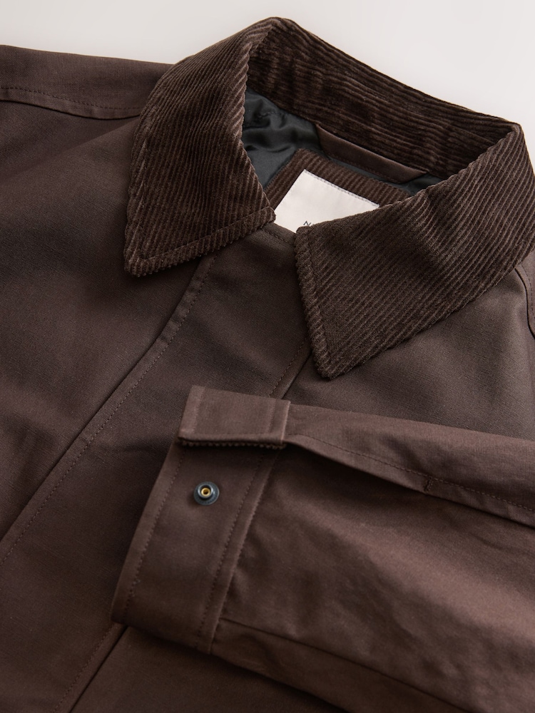 Maro - Waxed Corduroy Collar Jacket - Image 13 of 16