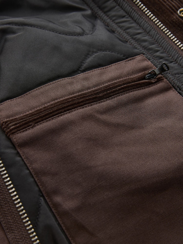Brown Wax Corduroy Collar Barn Jacket - Image 16 of 16 Brown Wax Corduroy Collar Barn Jacket - Image 16 of 16