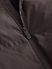 Brown ThermoGen Shower Resistant Funnel Puffer Jacket - Image 10 of 13
