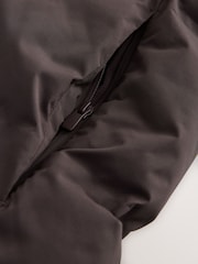 Brown ThermoGen Shower Resistant Funnel Puffer Jacket - Image 9 of 13
