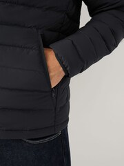Black ThermoGen Down Filled Packable Puffer Coat - Image 5 of 12