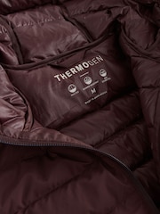 Burgundy Red ThermoGen Down Filled Packable Puffer Coat - Image 11 of 12