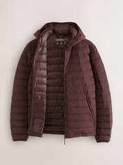 Burgundy Red ThermoGen Down Filled Packable Puffer Coat - Image 2 of 7