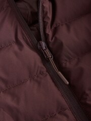 Burgundy Red ThermoGen Down Filled Packable Puffer Coat - Image 3 of 7