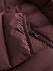 Burgundy Red ThermoGen Down Filled Packable Puffer Coat - Image 4 of 7