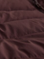 Burgundy Red ThermoGen Down Filled Packable Puffer Coat - Image 5 of 7