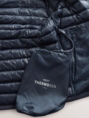 Blue ThermoGen Down Filled Packable Puffer Coat - Image 10 of 12