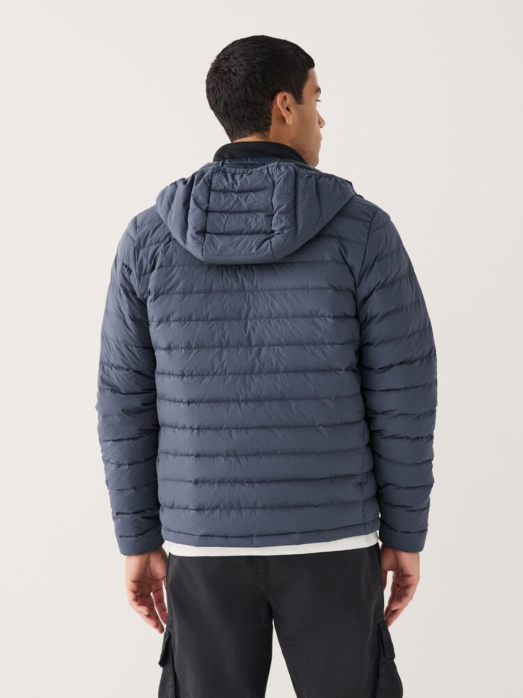 Blue ThermoGen Down Filled Packable Puffer Coat - Image 1 of 12