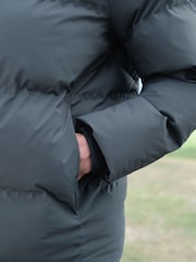 Blue Regular Length ThermoGen Shower Resistant Puffer Jacket - Image 5 of 13
