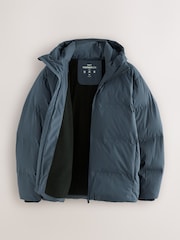 Blue Regular Length ThermoGen Shower Resistant Puffer Jacket - Image 9 of 13