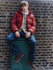 Rojo - Largo estándar - ThermoGen Shower Resistant Puffer Jacket - Imagen 5 de 14