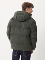 Verde caqui - Largo estándar - ThermoGen Shower Resistant Puffer Jacket - Imagen 2 de 10