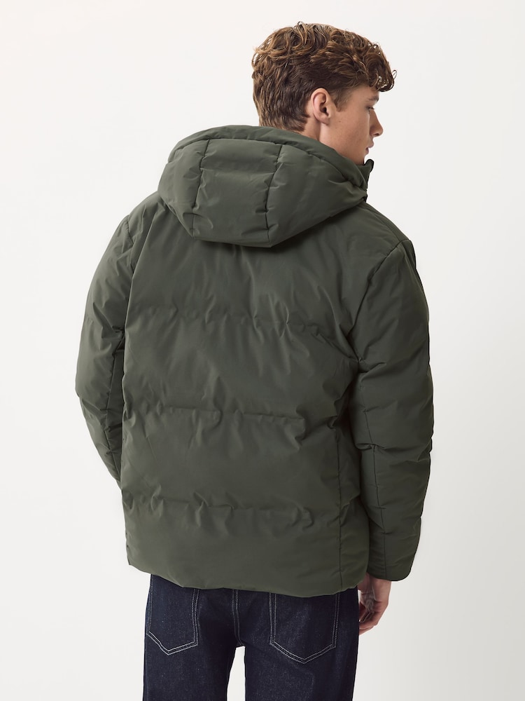 Verde caqui - Largo estándar - ThermoGen Shower Resistant Puffer Jacket - Imagen 2 de 10