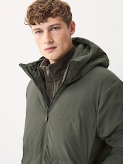 Verde caqui - Largo estándar - ThermoGen Shower Resistant Puffer Jacket - Imagen 5 de 10