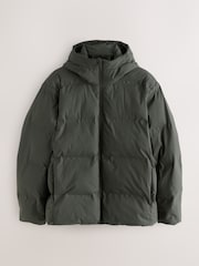 Verde caqui - Largo estándar - ThermoGen Shower Resistant Puffer Jacket - Imagen 7 de 10