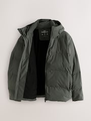 Verde caqui - Largo estándar - ThermoGen Shower Resistant Puffer Jacket - Imagen 8 de 10