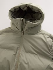 Stone Regular Length ThermoGen Shower Resistant Puffer Jacket - Image 3 of 6