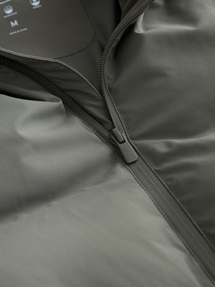 Khaki Green ThermoGen Shower Resistant Funnel Puffer Jacket - Image 2 of 5
