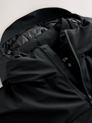 Black ThermoGen Shower Resistant Wadded Jacket - Image 10 of 11