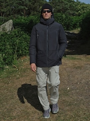 Black ThermoGen Shower Resistant Wadded Jacket - Image 2 of 11