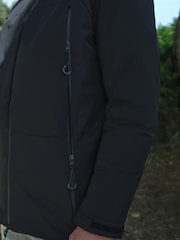 Black ThermoGen Shower Resistant Wadded Jacket - Image 6 of 11