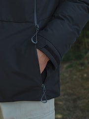 Black ThermoGen Shower Resistant Wadded Jacket - Image 7 of 11