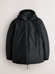 Black ThermoGen Shower Resistant Wadded Jacket - Image 8 of 11