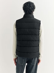 Black Textured Jacquard Parka Jacket - Image 2 of 9