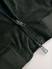 أخضر - سترة هارينغتون من قماش الكوردوروي - صورة 10 من 10