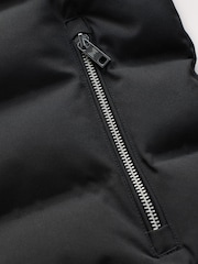 Schwarz - Gesteppte Hybridjacke - Bild 9 von 10