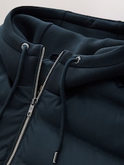 Navy Blue Hybrid Quilted Jacket - Image 8 of 9