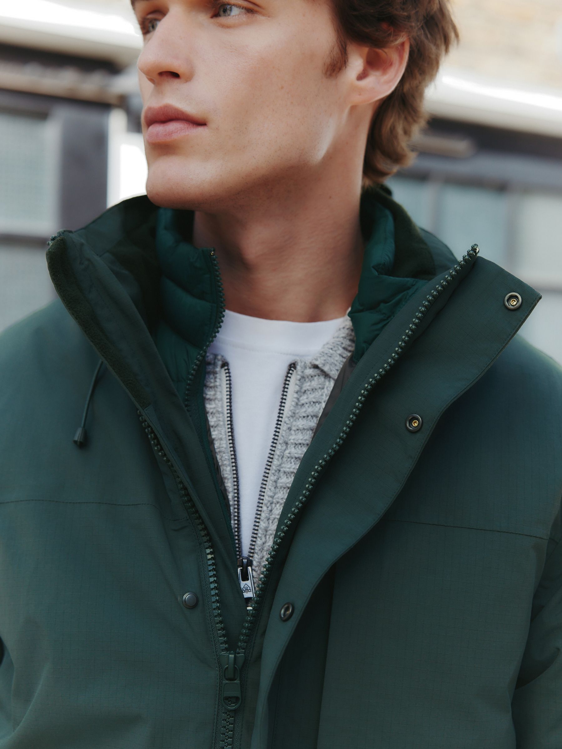 Next Performance Collection Jacket Buy Green Signature Waterproof 3-In-1 Jacket from the Next UK online shop