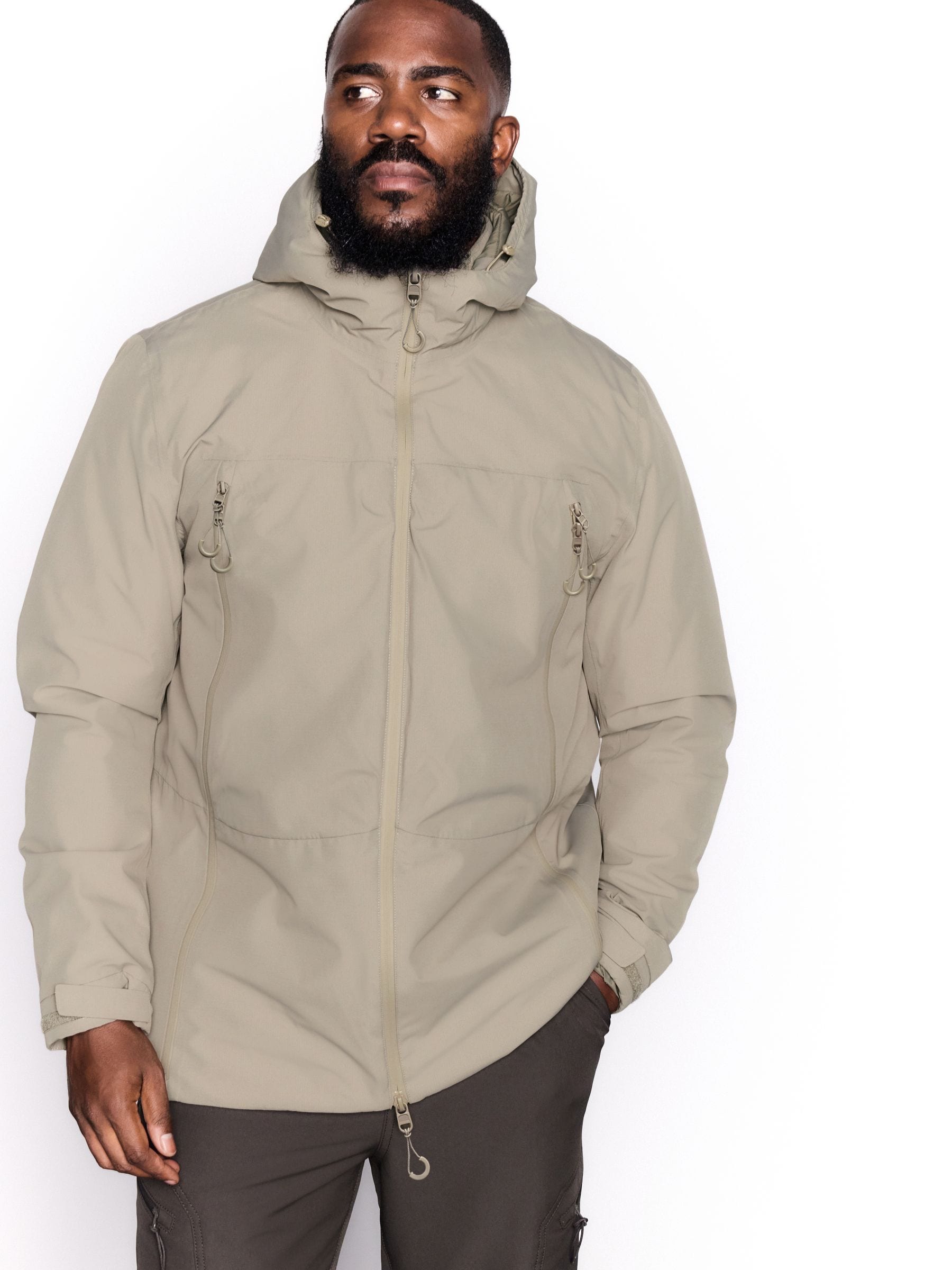 Buy Stone ThermoGen Shower Resistant Wadded Jacket from Next Jordan