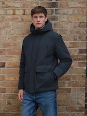 Azul marino - ThermoGen Parka Jacket with Borg Lining - Imagen 1 de 13