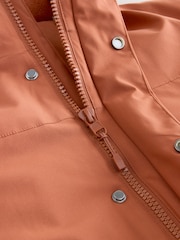 Orange ThermoGen Parka Jacket with Borg Lining - Image 12 of 16