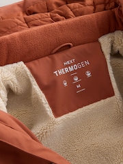 Orange ThermoGen Parka Jacket with Borg Lining - Image 16 of 16