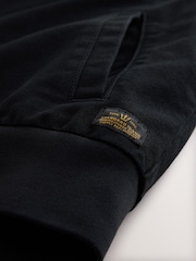 Black Canvas Borg Lined Hooded Jacket - Image 9 of 11
